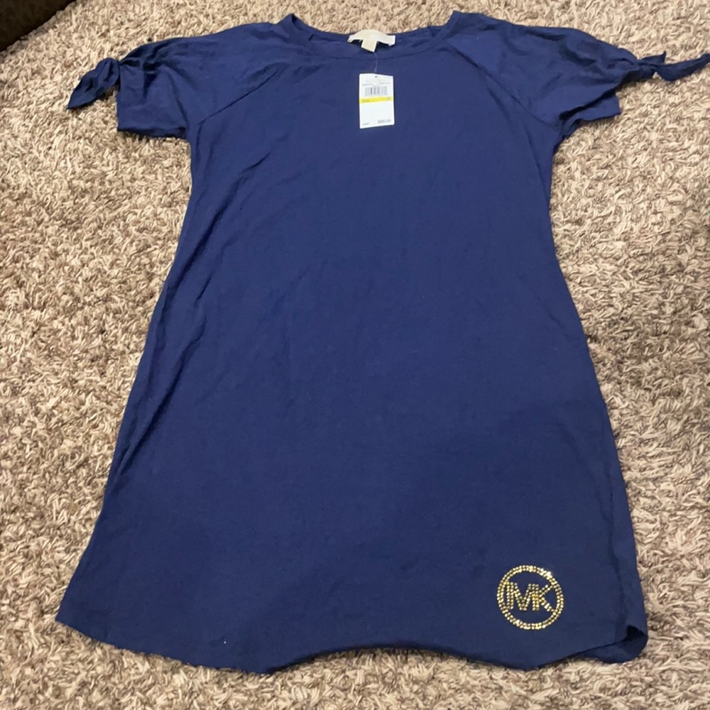 NWT Michael Kors Navy Blue Basics T-Shirt Dress